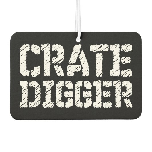 Crate Digger Autolufterfrischer (Vorderseite)