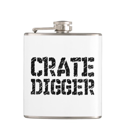 Crate Digger Flachmann (Vorderseite)