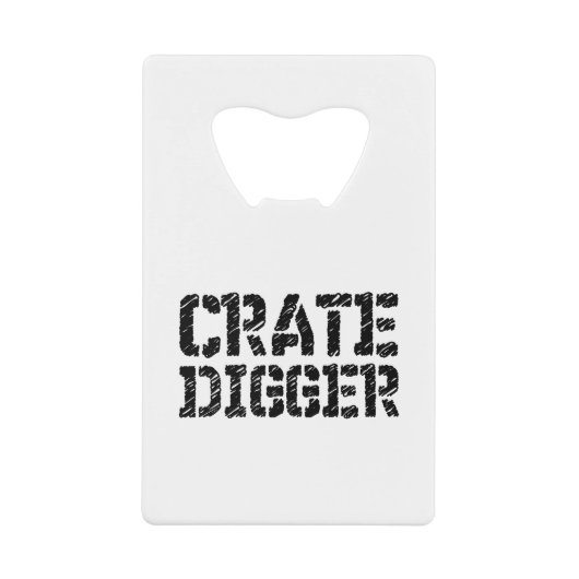 Crate Digger Geldbeutel Flaschenöffner (Vorderseite)