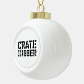 Crate Digger Keramik Kugel-Ornament (Rechts)