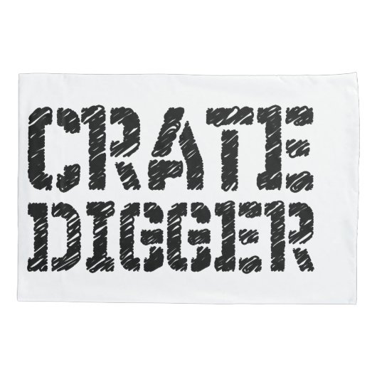 Crate Digger Kissenbezug (Rückseite)