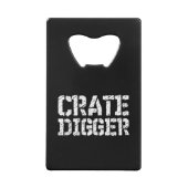Crate Digger Kreditkartenflaschenöffner (Rückseite)