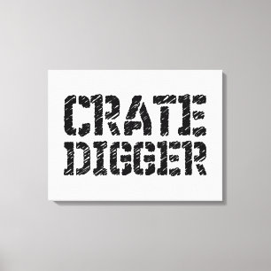 Crate Digger Leinwanddruck