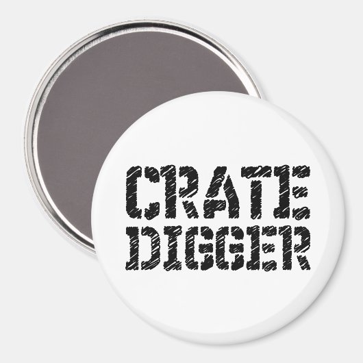Crate Digger Magnet (Vorderseite/Rückseite)