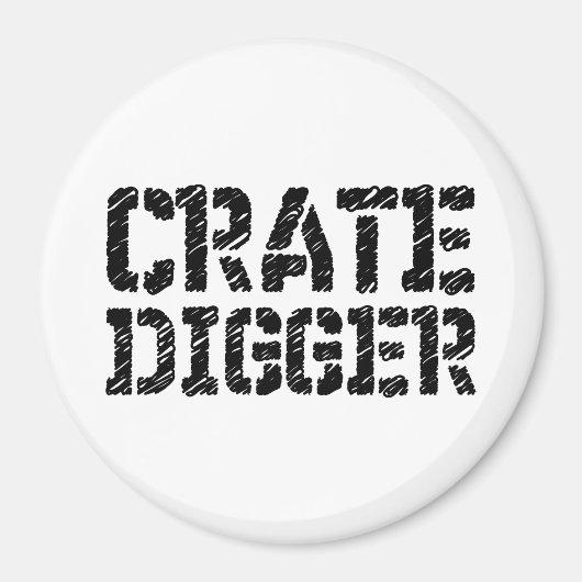 Crate Digger Magnet (Vorne)