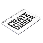 Crate Digger Notizblock (Linke Seite)