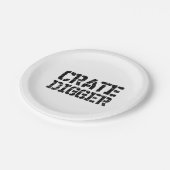 Crate Digger Pappteller (Schrägansicht)