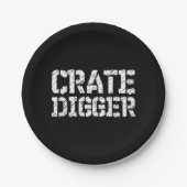 Crate Digger Pappteller (Vorderseite)