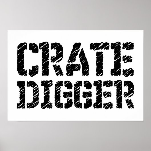 Crate Digger Poster (Vorne)