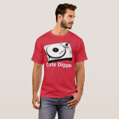 Crate Digger Record - Vinyl DJ Analog T-Shirt (Vorne ganz)