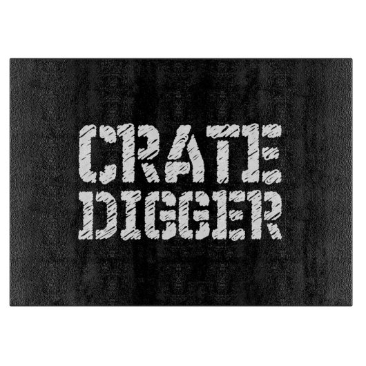 Crate Digger Schneidebrett (Vorderseite)