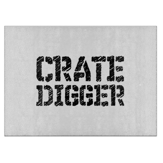 Crate Digger Schneidebrett (Vorderseite)