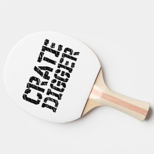 Crate Digger Tischtennis Schläger (Seitenansicht)
