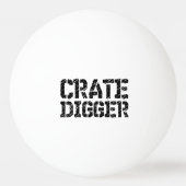 Crate Digger Tischtennisball (Rückseite)