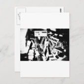 Crate Diggers Postkarte (Vorne/Hinten)