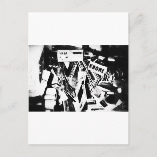 Crate Diggers Postkarte (Vorderseite)