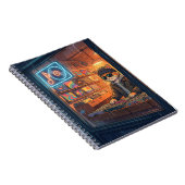 Crate Digging at the Vinyl Store Notizblock (Rechte Seite)