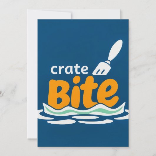 CrateBite: Tauchen in Freshness Einladung (Vorderseite)