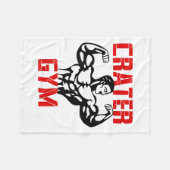 Crater Gym  Fleecedecke (Vorderseite (Horizontal))