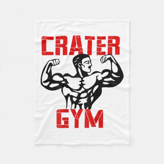 Crater Gym  Fleecedecke (Vorderseite)