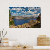 Crater Lake and Wizard Island, Crater Lake Poster (Küche)