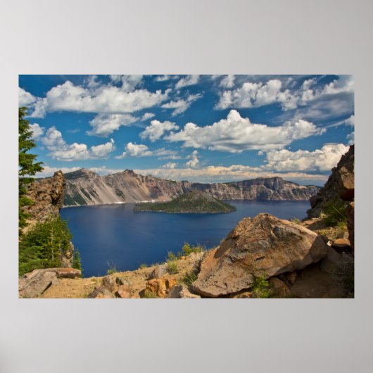 Crater Lake and Wizard Island, Crater Lake Poster (Vorne)