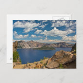 Crater Lake and Wizard Island, Crater Lake Postkarte (Vorne/Hinten)