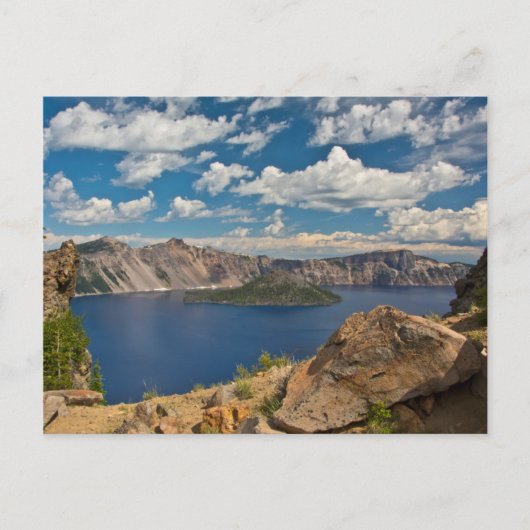 Crater Lake and Wizard Island, Crater Lake Postkarte (Vorderseite)