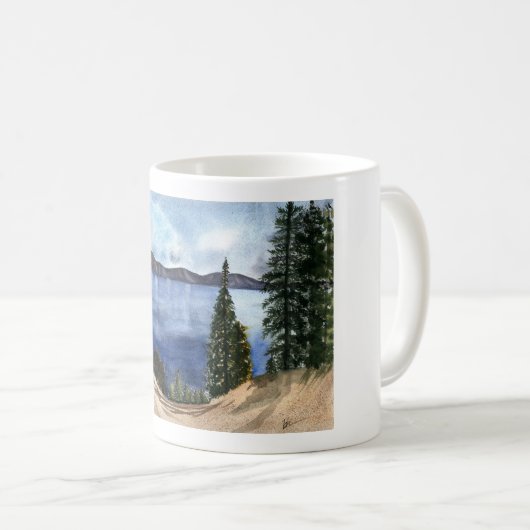 Crater Lake Café Tasse (VorderseiteRechts)