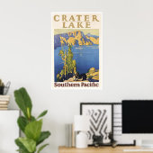 Crater Lake Kunst Nationalparks Poster Süd (Heimbüro)