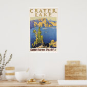 Crater Lake Kunst Nationalparks Poster Süd (Küche)