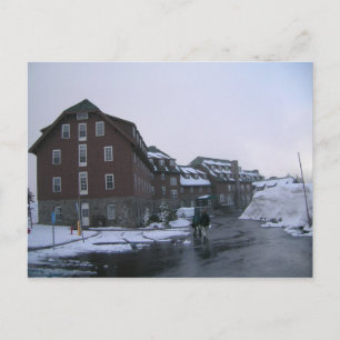 Crater Lake Lodge im Juni Postkarte