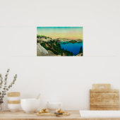 Crater Lake Lounge mit Blick auf den See Poster (Küche)