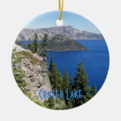Crater Lake National Park Foto Keramik Ornament (Vorne)