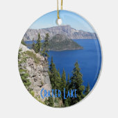 Crater Lake National Park Foto Keramik Ornament (Links)