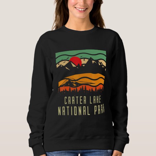 Crater Lake National Park Hiking Vacation 13 Sweatshirt (Vorderseite)