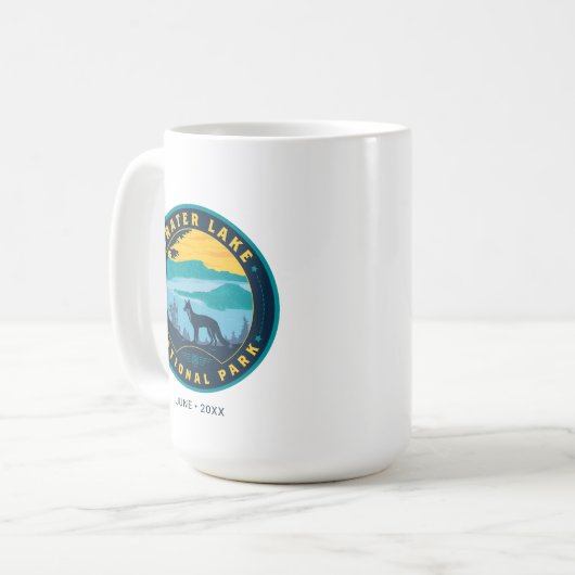 Crater Lake National Park Kaffeetasse (Vorderseite Links)