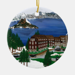 Crater Lake National Park Keramikornament