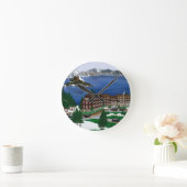 Crater Lake National Park Runde Wanduhr (Zuhause)