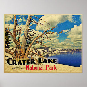 Crater-Lake-Nationalpark Poster