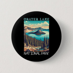 Crater Lake Nationalpark Retro-Wandern Camping-Url Button