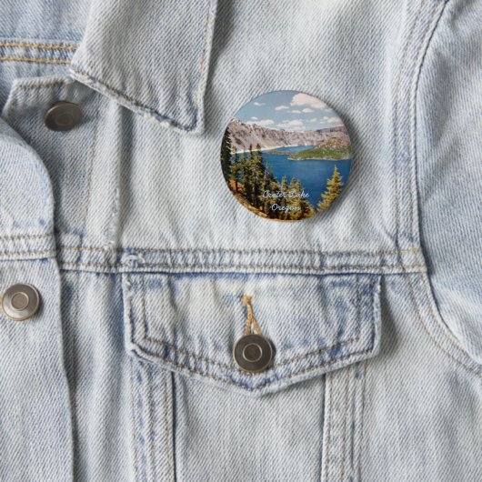 Crater Lake Oregon Button (Beispiel)