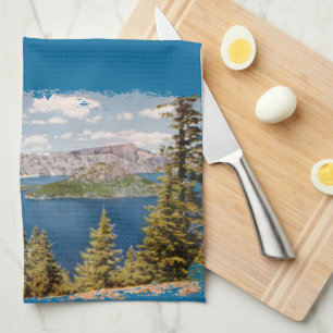 Crater Lake Oregon Geschirrtuch