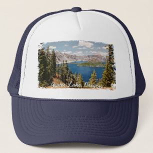 Crater Lake Oregon Hat Truckerkappe