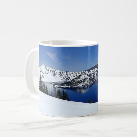 Crater Lake, Oregon Kaffeetasse (Vorderseite Links)