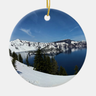 Crater Lake, Oregon Keramik Ornament