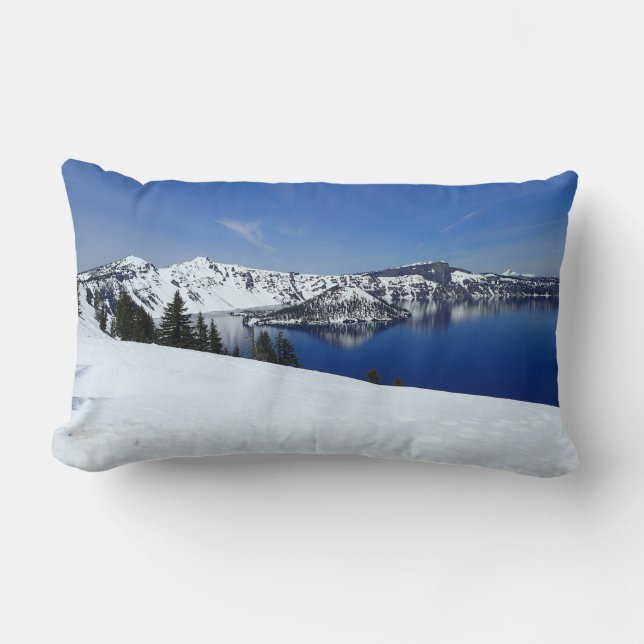 Crater Lake, Oregon Lendenkissen (Vorderseite)