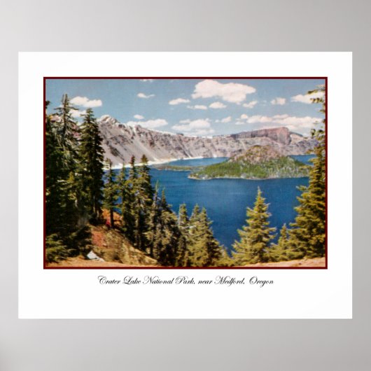 Crater Lake Oregon Poster (Vorne)