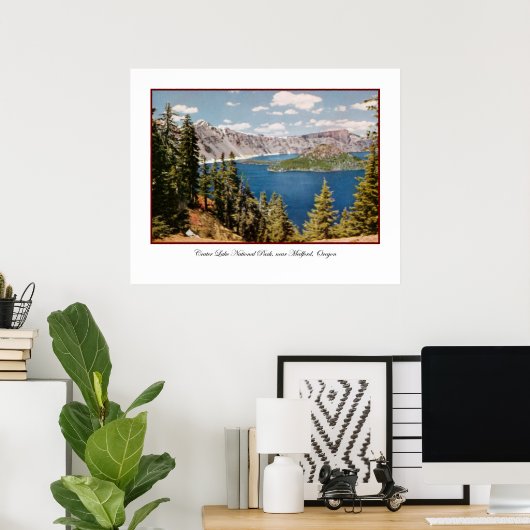 Crater Lake Oregon Poster (Heimbüro)