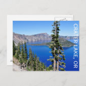 Crater Lake, Oregon Postkarte (Vorne/Hinten)